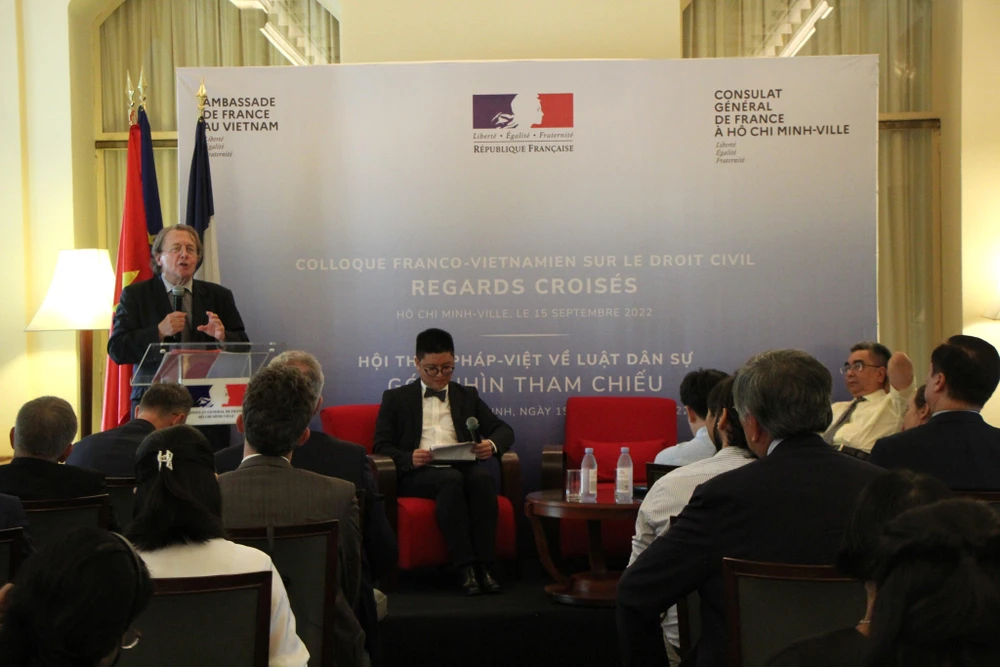 Hội thảo nhận được sự tham gia của nhiều nhà nghiên cứu luật Việt Nam và quốc tế. Ảnh: DƯƠNG HOÀNG