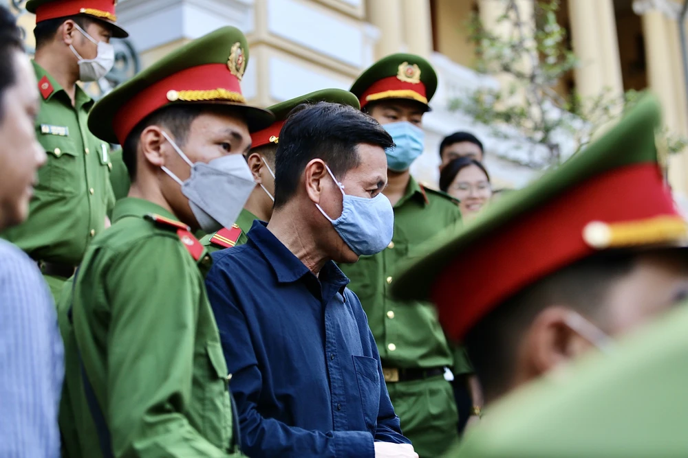 Bị cáo Chu tại tòa. Ảnh: HOÀNG GIANG