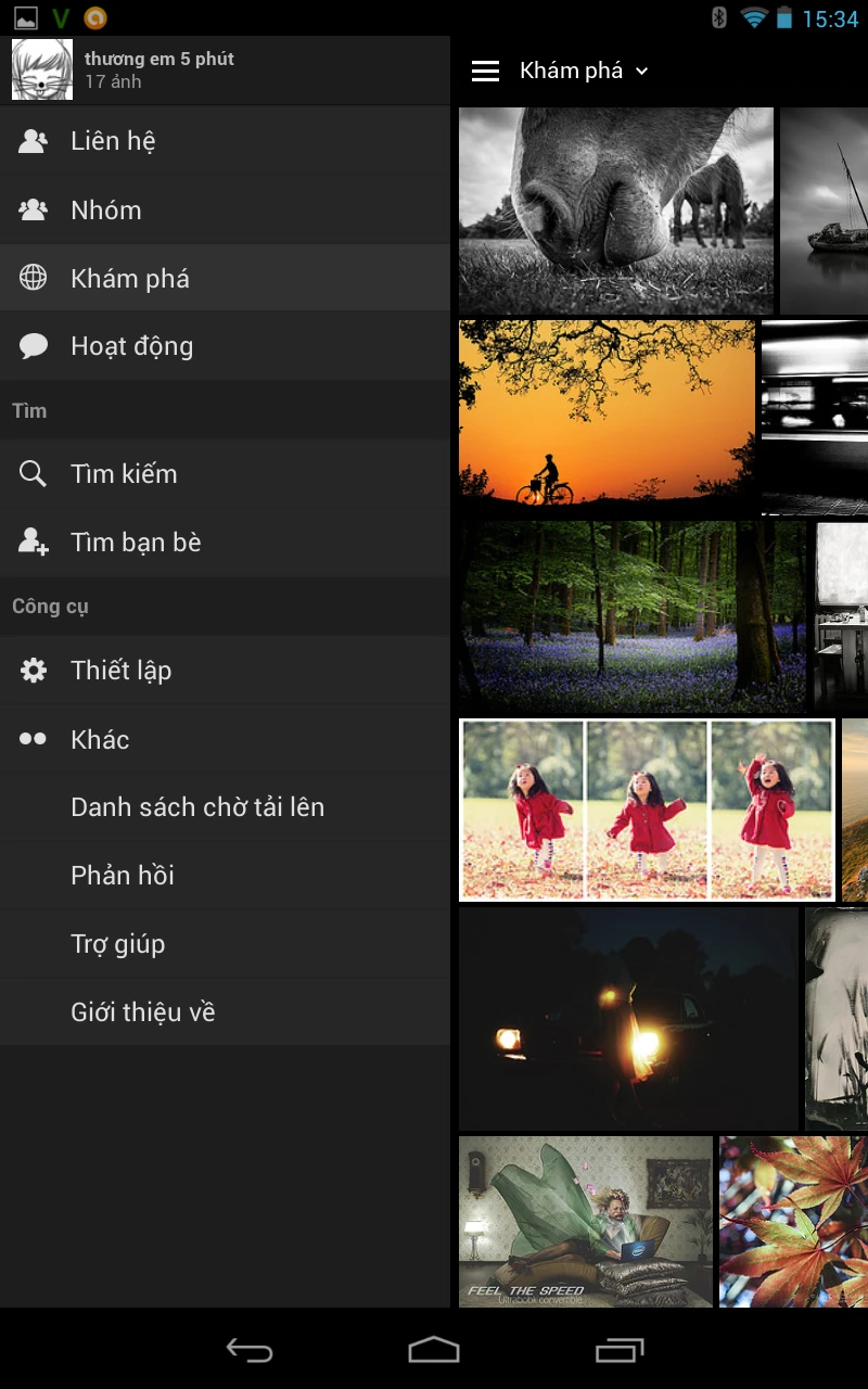 Sử dụng Flickr như ổ lưu trữ 1000GB trên Android ảnh 3