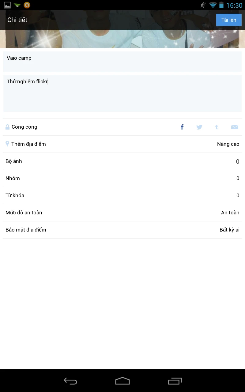 Sử dụng Flickr như ổ lưu trữ 1000GB trên Android ảnh 6