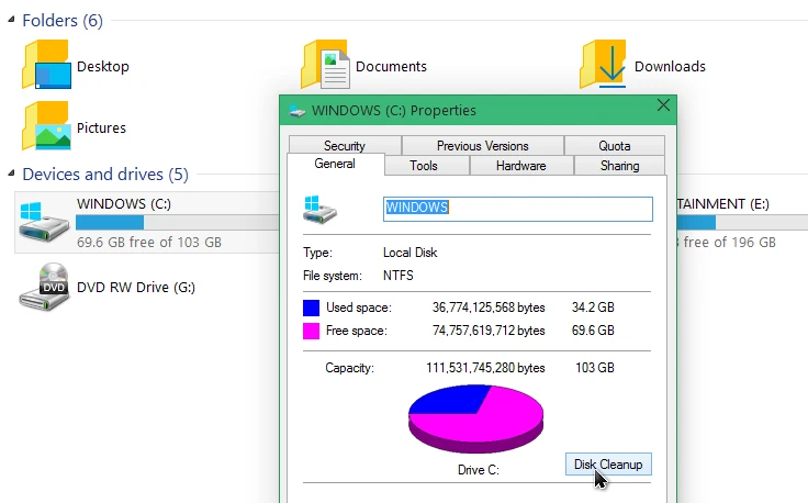 Thủ thuật lấy lại dung lượng cho ổ đĩa ảnh 3