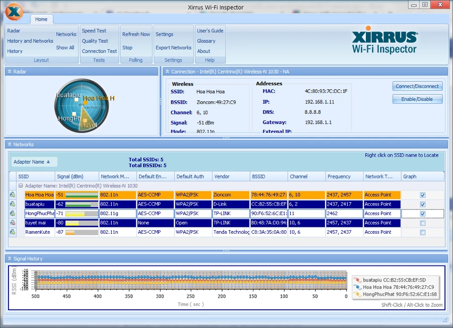 Khắc phục sự cố mạng với Wi-Fi Inspector ảnh 1