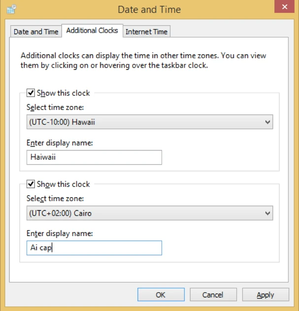Xem nhiều múi giờ trên Windows cùng một lúc ảnh 2