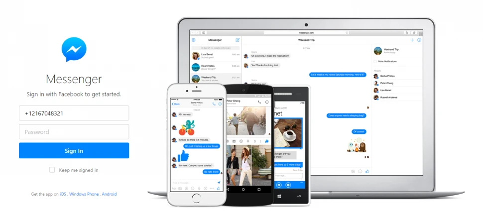 Dùng Facebook Messenger không cần tài khoản ảnh 1