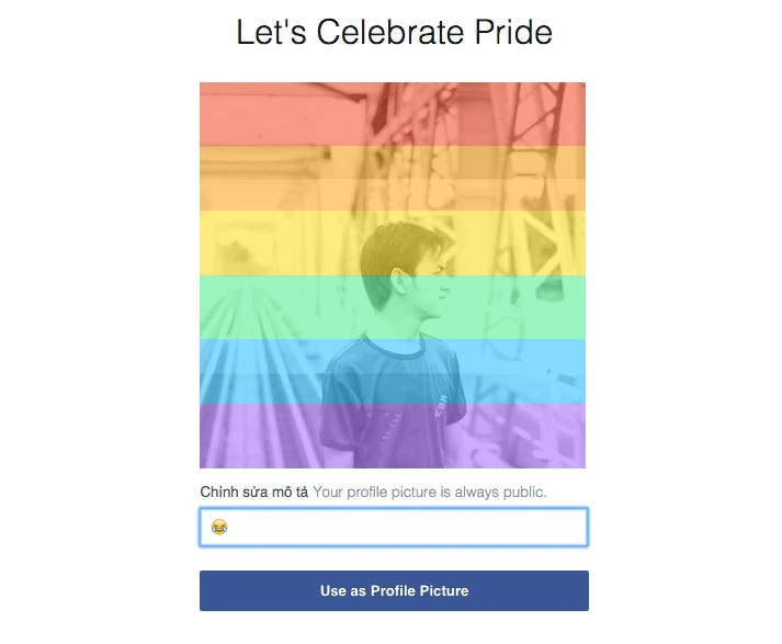 Rộ trào lưu “bảy màu” avatar Facebook ảnh 1