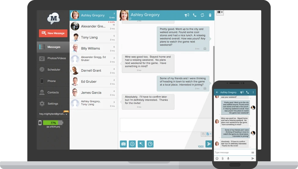 Gửi tin nhắn điện thoại từ PC và Mac ảnh 2
