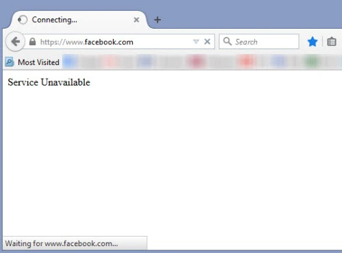 Facebook bị sập toàn cầu khoảng 30 phút ảnh 1