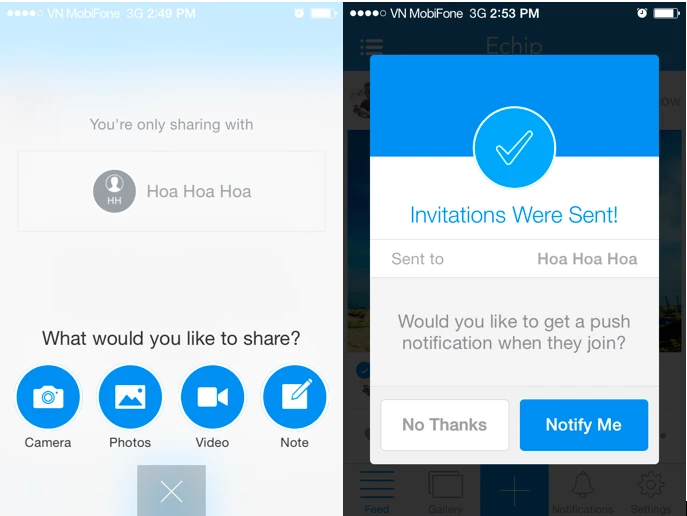 Chia sẻ video và hình ảnh theo nhóm ảnh 3