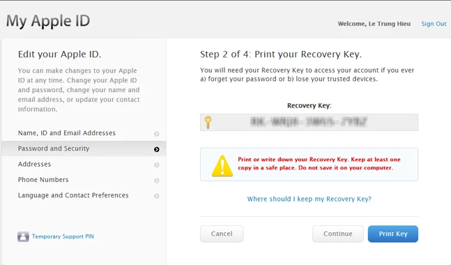 Kích hoạt bảo mật 2 lớp cho iCloud ảnh 3