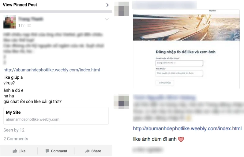 Đừng để mất tài khoản Facebook vì “Like” ảnh ảnh 1