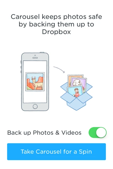 Mang hình ảnh từ Camera Roll lên Dropbox ảnh 1