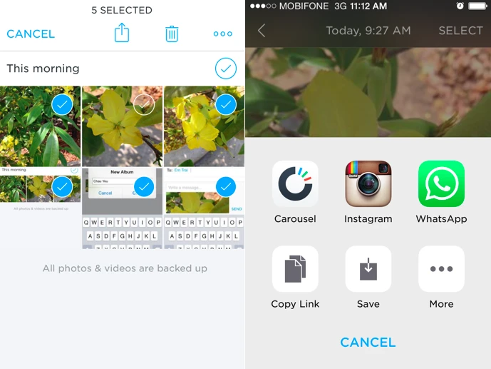 Mang hình ảnh từ Camera Roll lên Dropbox ảnh 2