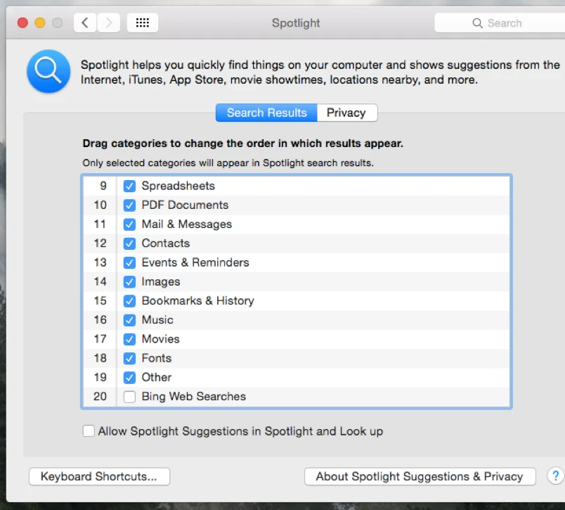 Vô hiệu hóa tính năng Spotlight trên iPhone và Mac ảnh 1 Vô hiệu hóa tính năng Spotlight trên iPhone và Mac ảnh 1