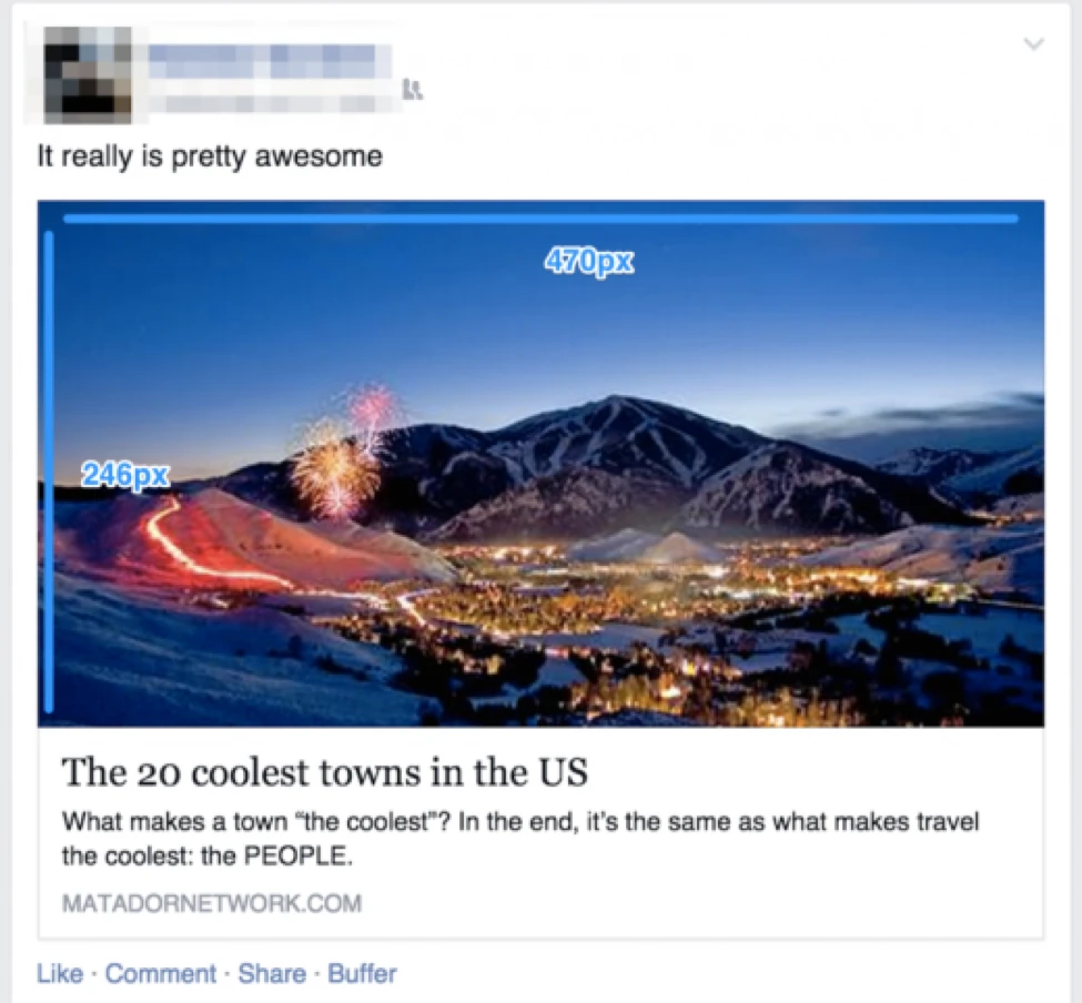 Kích thước “vàng” khi chia sẻ ảnh trên Facebook ảnh 4