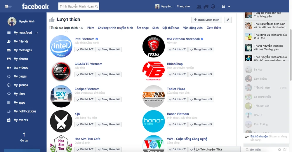 Cách kích hoạt giao diện “siêu phẳng” cho Facebook ảnh 5 Cách kích hoạt giao diện “siêu phẳng” cho Facebook ảnh 5