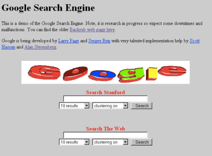 Cùng xem lại logo của Google từ xưa đến nay ảnh 1