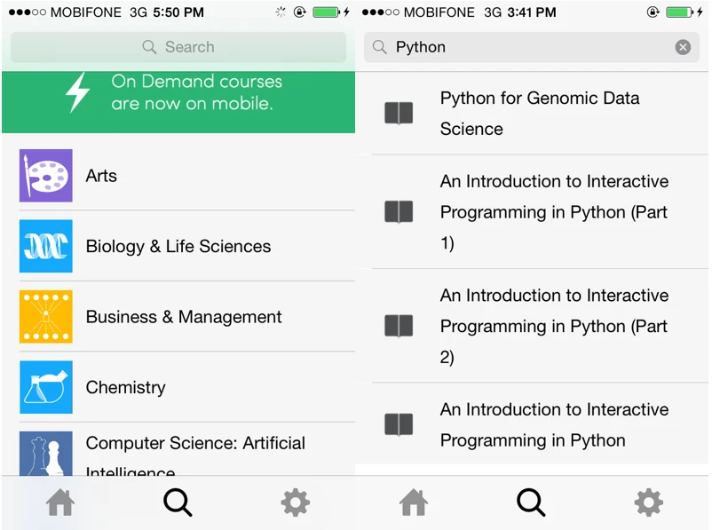 Kho tài nguyên học tập trực tuyến trên iPhone ảnh 1