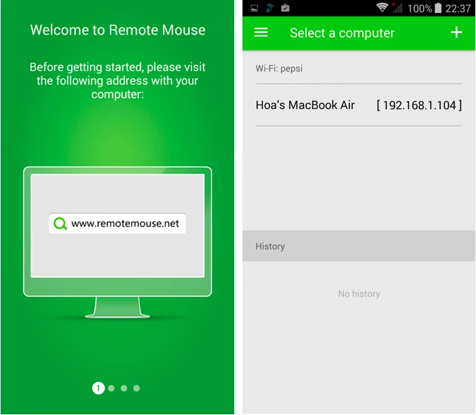 Biến smartphone thành chuột và touchpad cho máy tính ảnh 1