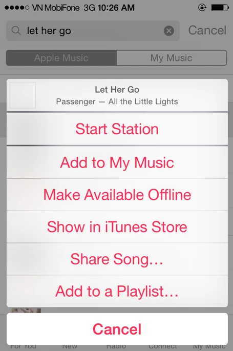 Một số thủ thuật hay khi sử dụng Apple Music ảnh 3 Một số thủ thuật hay khi sử dụng Apple Music ảnh 3