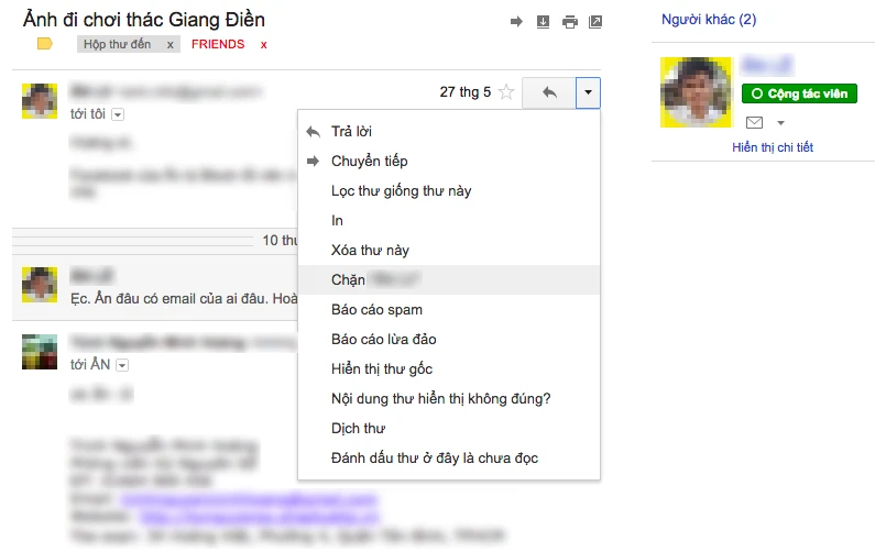 Chặn triệt để những người hay gửi email rác ảnh 2