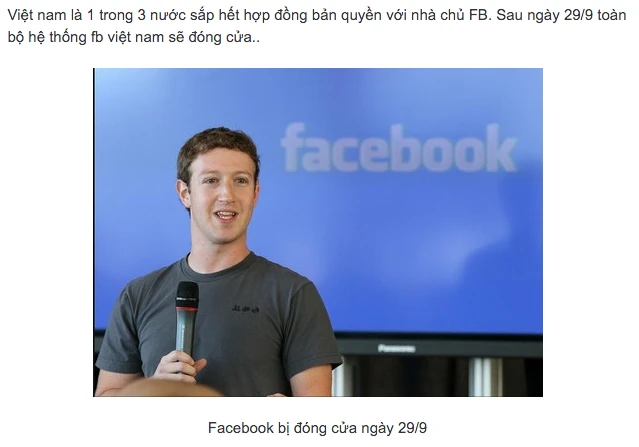 Không có chuyện Facebook đóng cửa tại Việt Nam ảnh 1