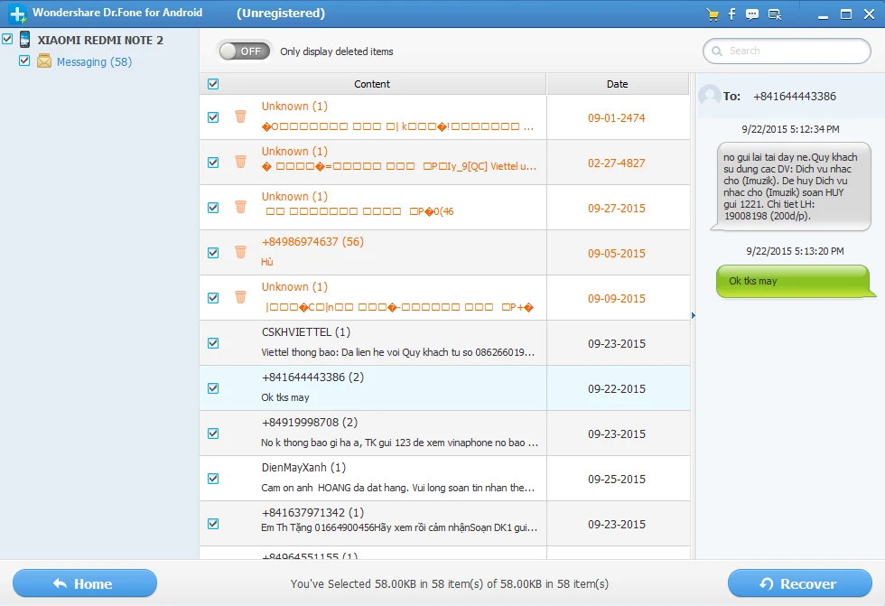 Khôi phục lại các tin nhắn đã xóa trên smartphone ảnh 3