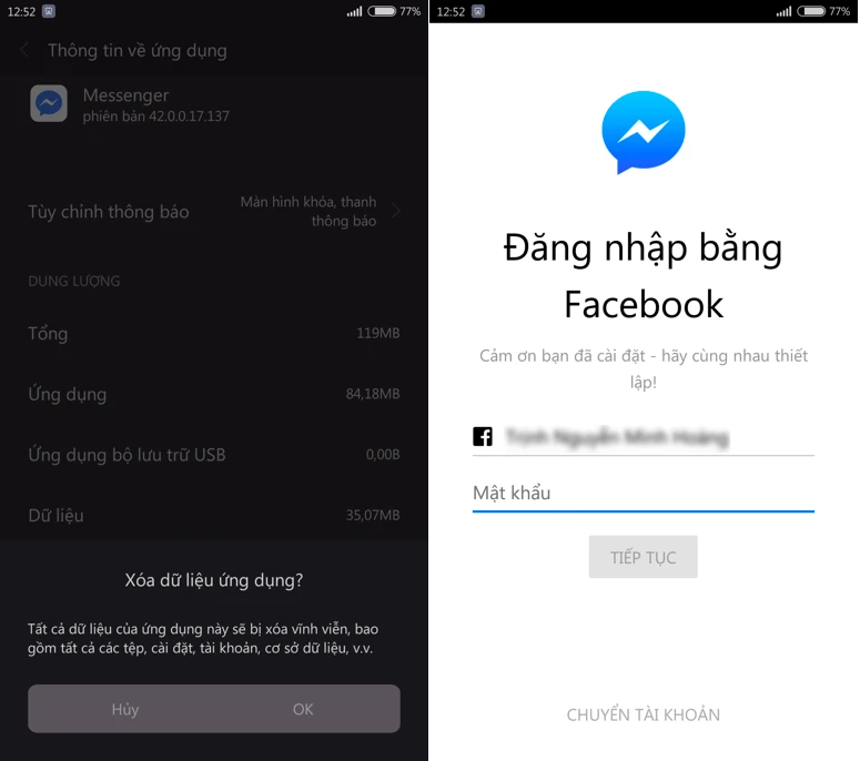 Tuyệt chiêu để đăng xuất khỏi Facebook Messenger ảnh 2