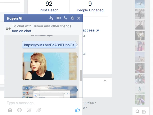 Facebook đã cho phép gửi ảnh động trong tin nhắn ảnh 2