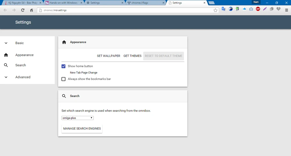 Kích hoạt giao diện Material Design ẩn trên Google Chrome ảnh 3