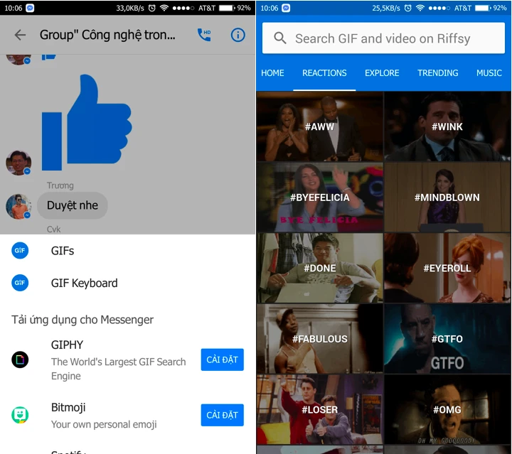 Kích hoạt tính năng gửi ảnh động trong Messenger ảnh 2