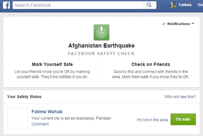 Facebook ra mắt công cụ kiểm tra động đất ảnh 1