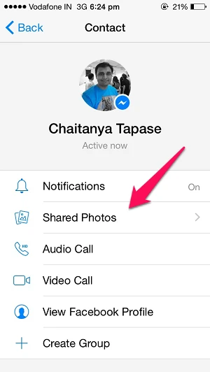 Cách xem lại những hình ảnh đã chia sẻ trên Messenger ảnh 2