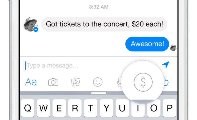 Cách gửi và nhận tiền trực tiếp trên Facebook Messenger ảnh 1