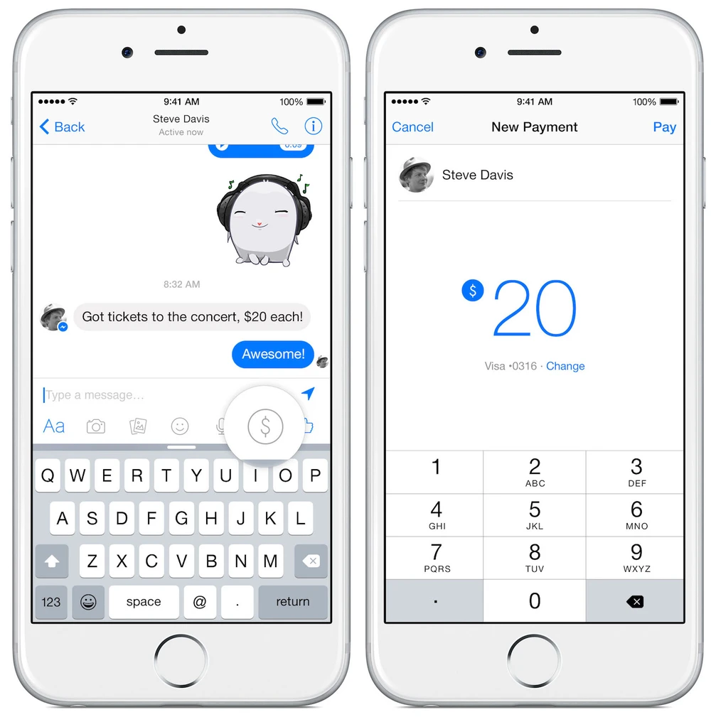 Cách gửi và nhận tiền trực tiếp trên Facebook Messenger ảnh 2 Cách gửi và nhận tiền trực tiếp trên Facebook Messenger ảnh 2