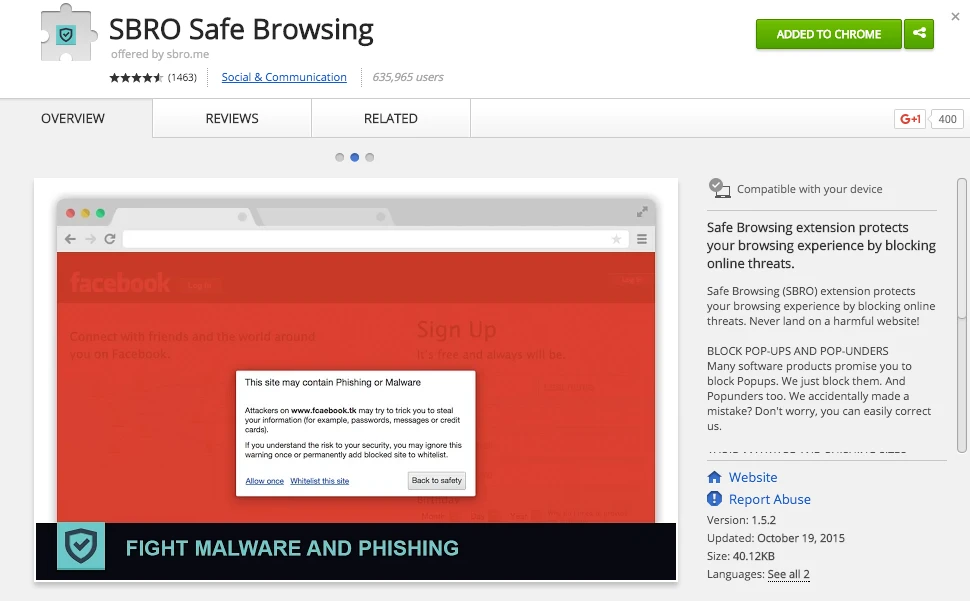 Cách chặn loại virus ăn cắp tài khoản Facebook ảnh 1
