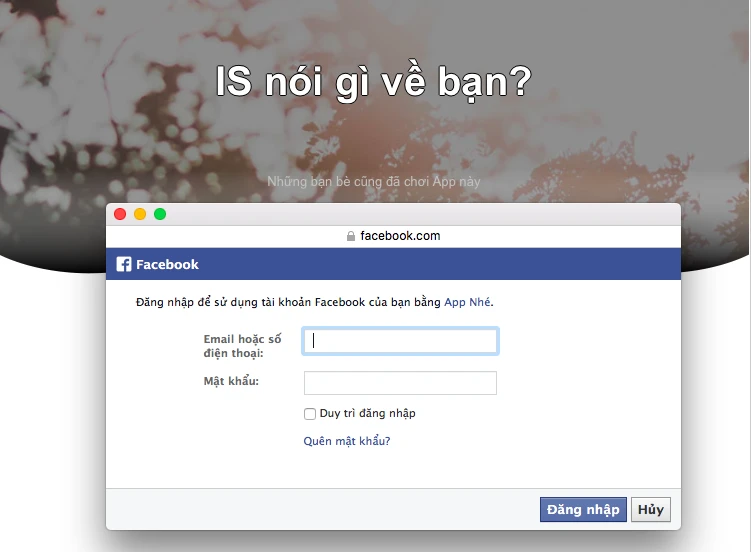 Mất tài khoản Facebook vì các trò chơi 'nhảm nhí' ảnh 1