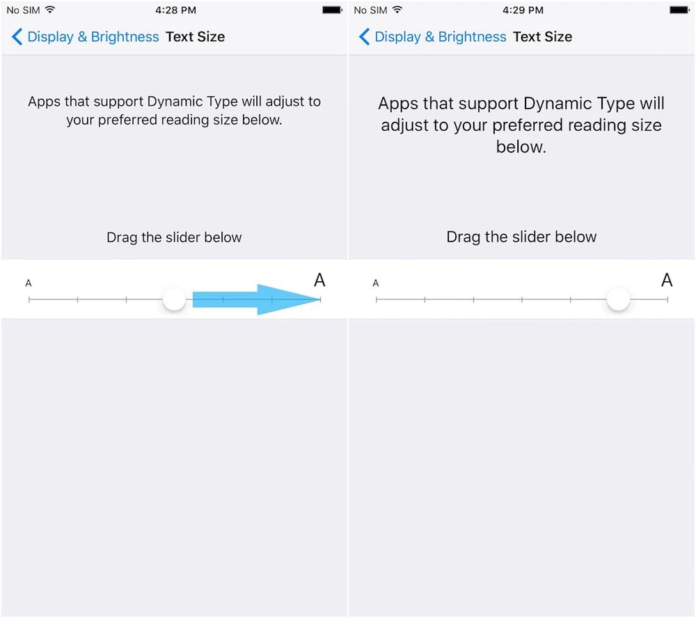 Cách thay đổi kích thước hiển thị trên iPhone ảnh 1
