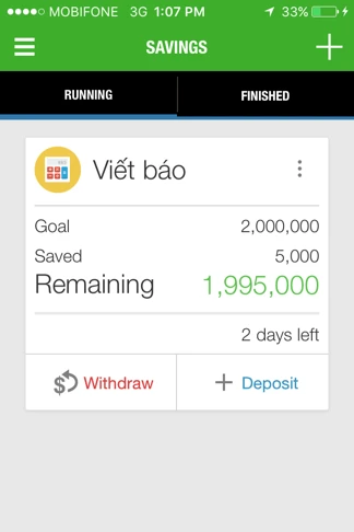 Quản lý thu chi cá nhân trên iPhone ảnh 4