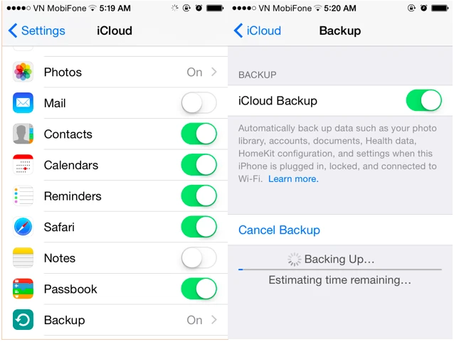 Những bước chuẩn bị trước khi cập nhật lên iOS 9 ảnh 3 Những bước chuẩn bị trước khi cập nhật lên iOS 9 ảnh 3