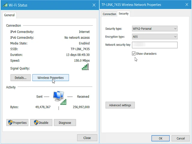 Hai cách xem lại mật khẩu Wi-Fi trên Windows ảnh 2 Hai cách xem lại mật khẩu Wi-Fi trên Windows ảnh 2