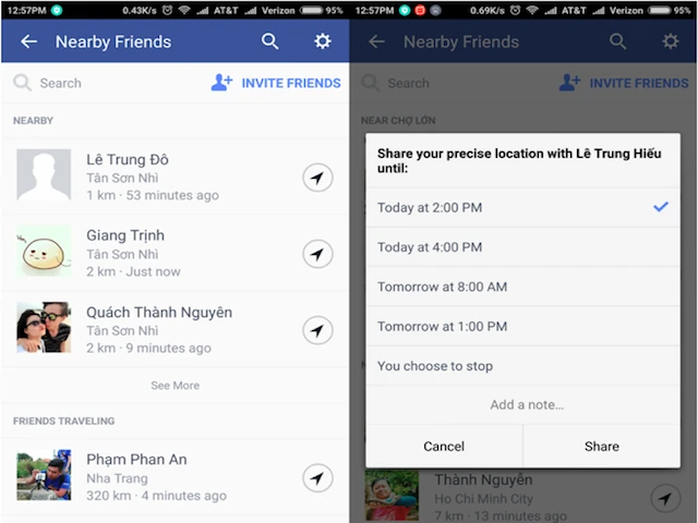 Tìm bạn bè xung quanh trên Messenger ảnh 1 Tìm bạn bè xung quanh trên Messenger ảnh 1