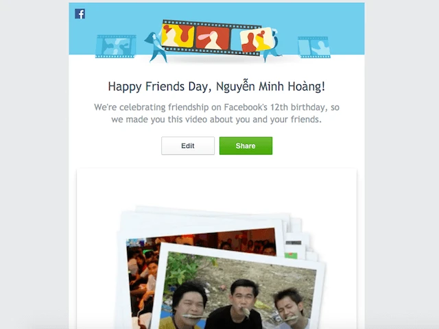 Trải nghiệm tính năng Friends Day mới của Facebook ảnh 1