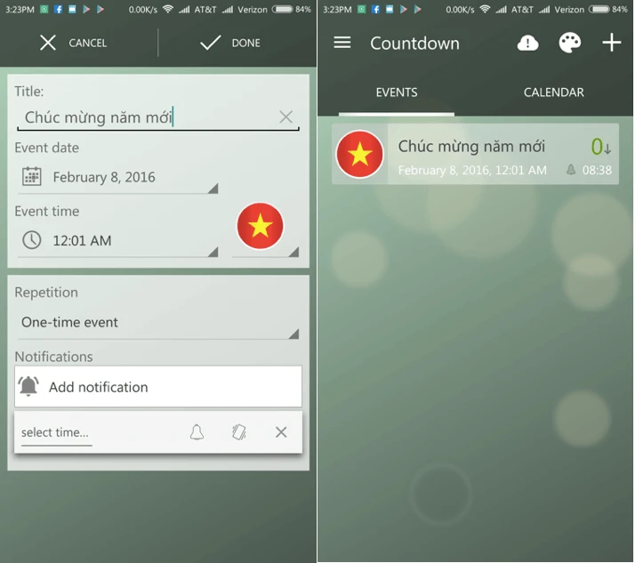 Các ứng dụng đếm ngược thời gian đến năm mới ảnh 1