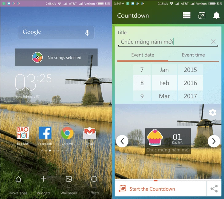 Các ứng dụng đếm ngược thời gian đến năm mới ảnh 2
