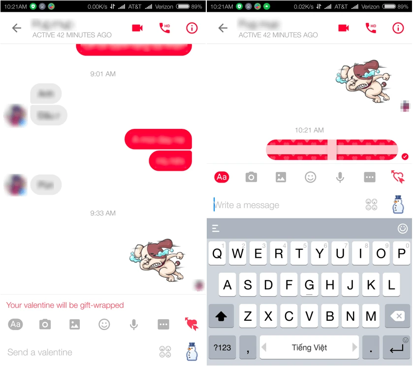 Messenger bổ sung hiệu ứng mới cho ngày Valentine ảnh 1