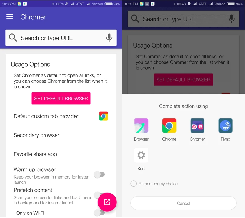 Lướt web siêu tốc trên smartphone với Chromer ảnh 1