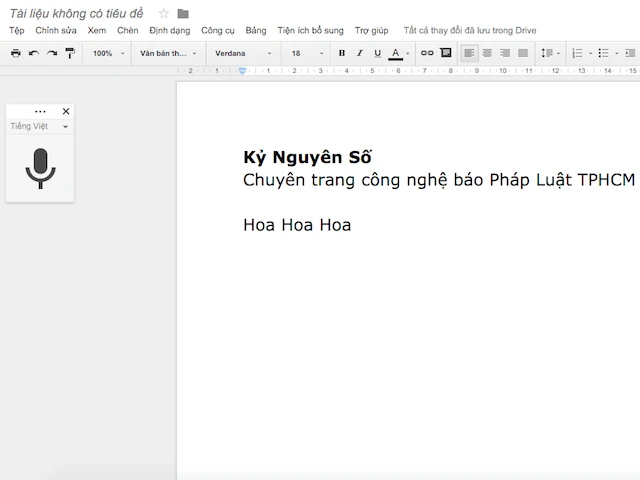 Nhập liệu văn bản bằng giọng nói tiếng Việt ảnh 2 Nhập liệu văn bản bằng giọng nói tiếng Việt ảnh 2