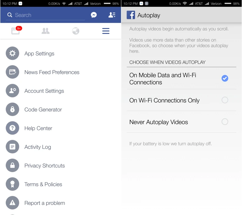 Ba tính năng Facebook nên tắt để tiết kiệm dữ liệu ảnh 1 Ba tính năng Facebook nên tắt để tiết kiệm dữ liệu ảnh 1