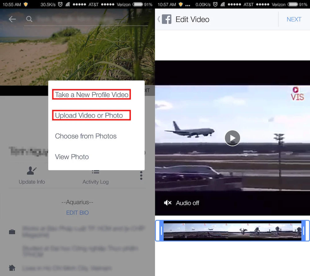 Cách sử dụng video làm ảnh đại diện Facebook trên Android ảnh 1 su-dung-video-lam-anh-dai-dien-faecbook
