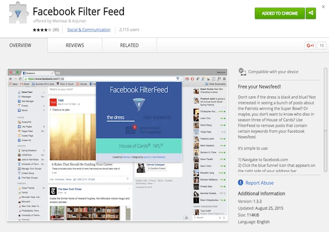 facebook-filterfeed